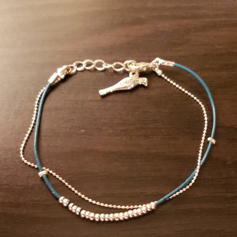Chloe + Isabel Dainty Leather + Bead Bracelet